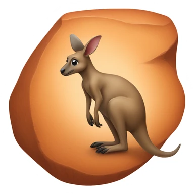 Uluru kangaroo sticker