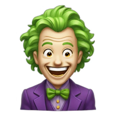 LAUGHING JOKER sticker