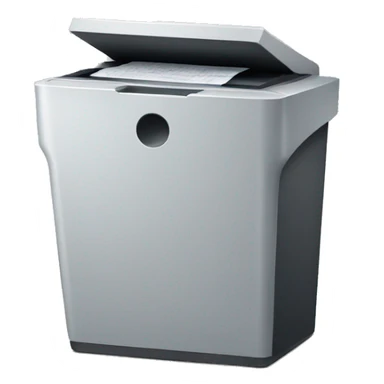 document shredder sticker