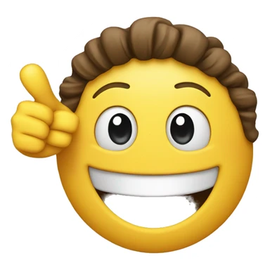 Smiling face with a thumbs sup sticker