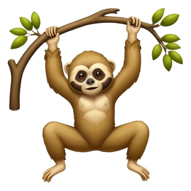 Gibbon sticker