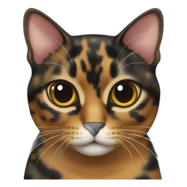 Tortie cat sticker
