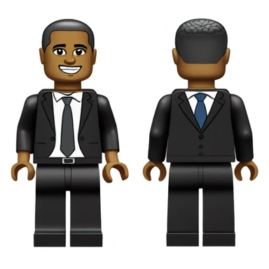 BARACK OBAMA full body lego sticker