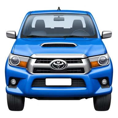 Toyota Hilux - Toyota (Model Year: 2021) (Iconic colour: Blue) sticker