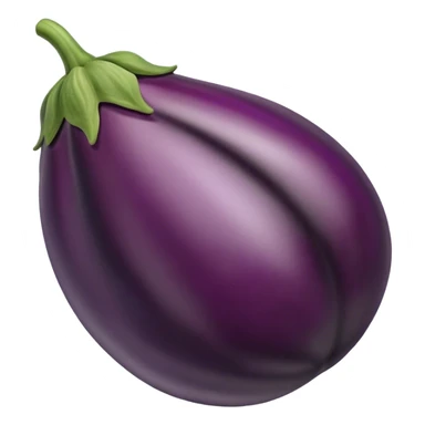 Aubergine pêche  sticker