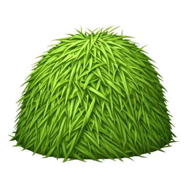 green hay sticker
