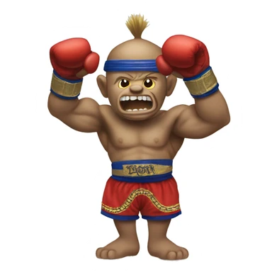 Ritchie Muay Thai as a troll sticker