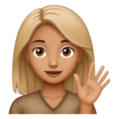 Girl saying hey y’all  sticker