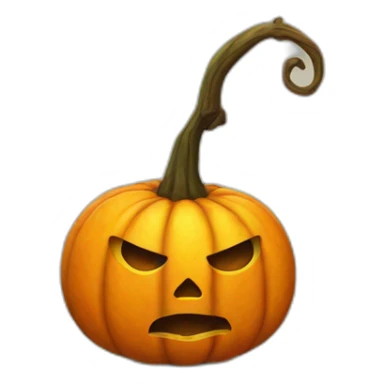 Pumpkin Halloween crazy sticker