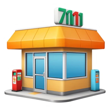 7/11 convenience store sticker