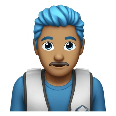 lazo azul celeste sticker