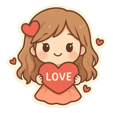 valentine, remove background sticker