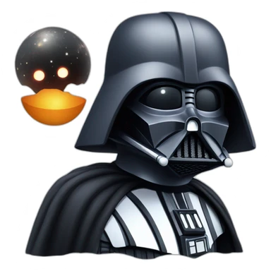 Darth vader and space balls sticker