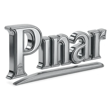 Write "Pınar" in this style, try different fonts sticker