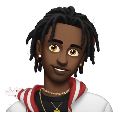 Playboi Carti All Red music sticker
