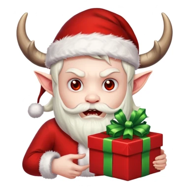 Demon ,Christmas ,horn sticker
