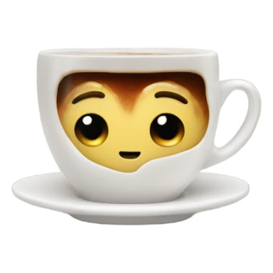 Axolotal in a coffee sticker