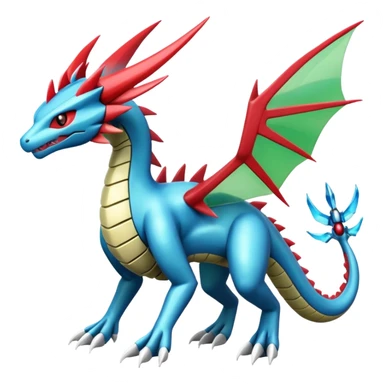 Dialga-Salamence-Zeraora-Flygon-fusion sticker