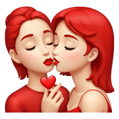 Sending kiss sticker