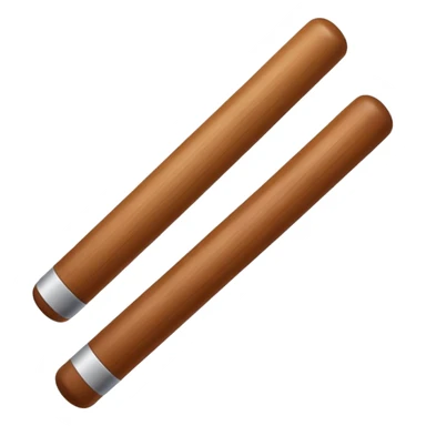 wooden stick sticker