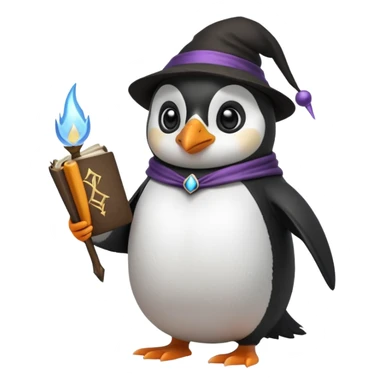 Un piguino echisero sticker