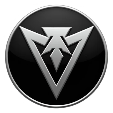 m of metallica band logo sticker