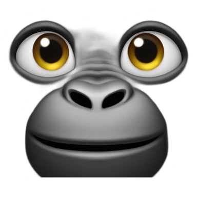 baby Gorilla face sticker