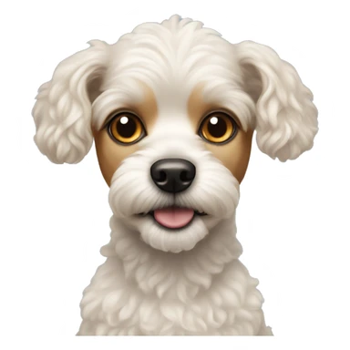 Poodle chihuahua mix sticker