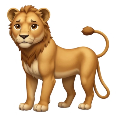 in lion family, only mother., full body sticker