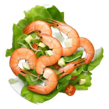 prawns salad sticker