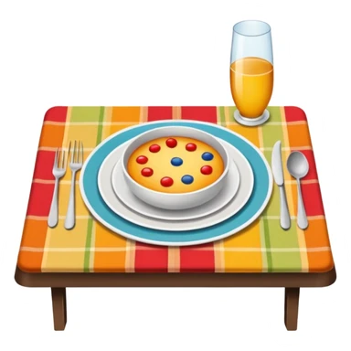 Table with Placemats sticker
