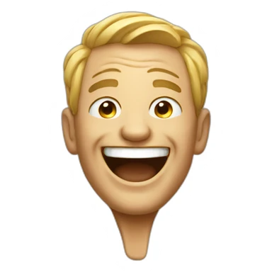 laughing men sticker