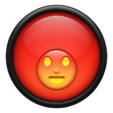 Red Light AND THERE IS NO FACE  sticker