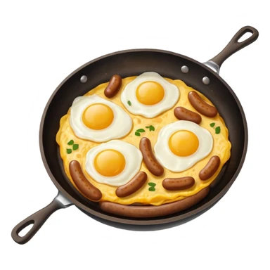 sausage and eggs sticker