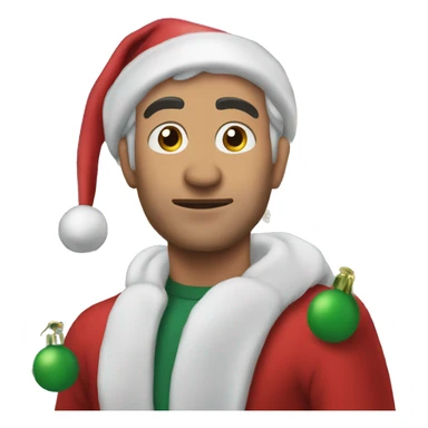 The night before Christmas  sticker