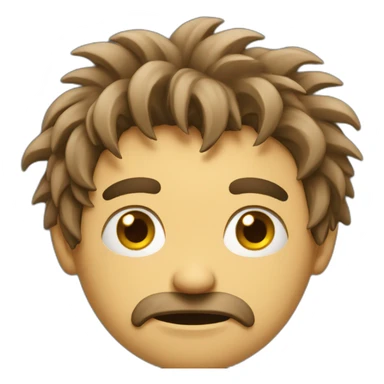 frazzled man sticker