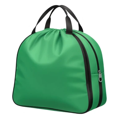 sac de sport vert sans motif sticker