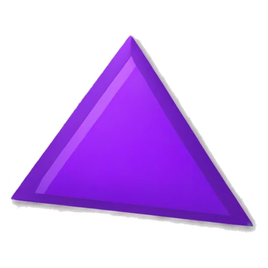 Purple lower right triangle sticker