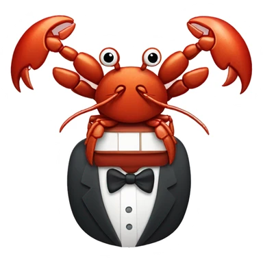 Posh lobster sticker