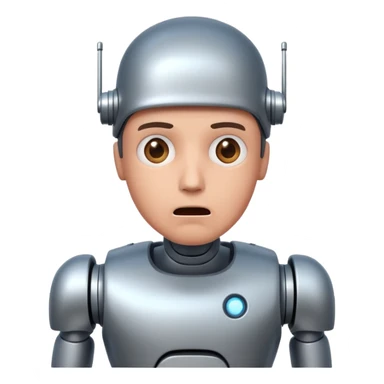 Robot killing a man sticker