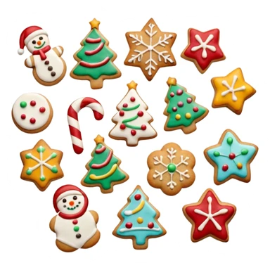 Christmas cookies sticker