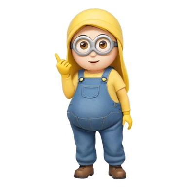 Maternity minion sticker