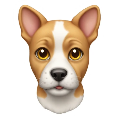 Dog cat hybrid sticker