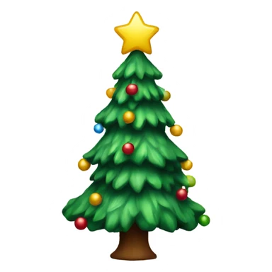 small Christmas tree sticker