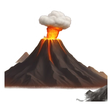 Volcano mixed with a Golden tooth sticker