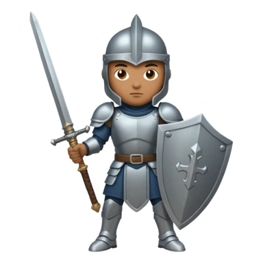 Armored night guard sticker