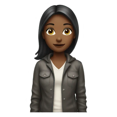 girl on the beach sticker