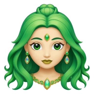 el shrak green maja sticker