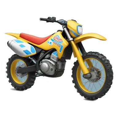 work on creating the emote designs based on the themes
I want them all colourful and with bubble writing
Blue motocross bike sticker