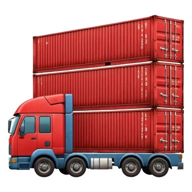 container truck sticker